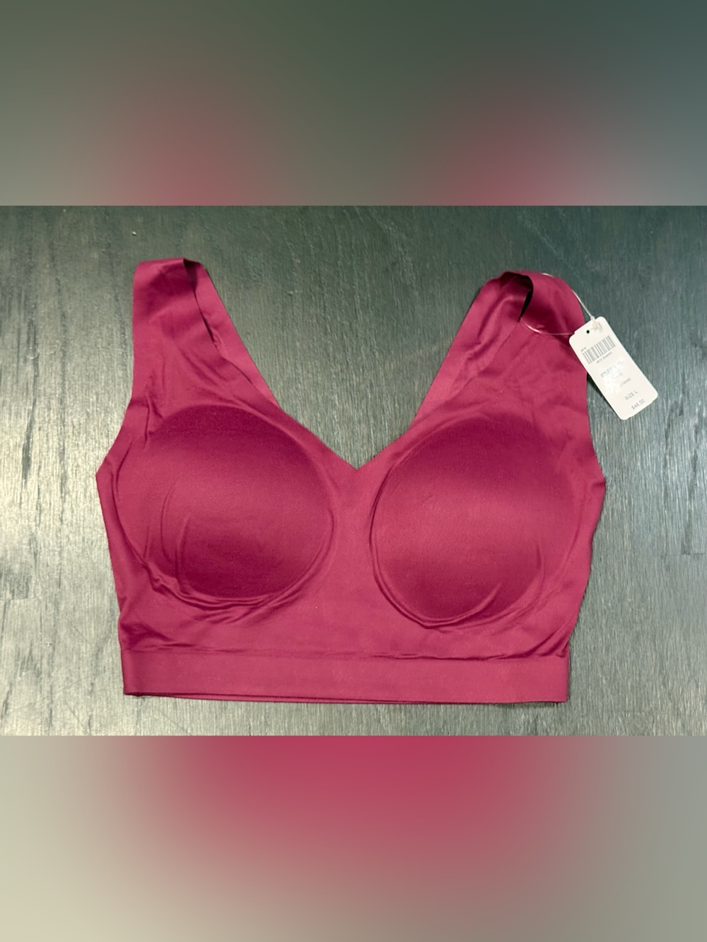 New Soma Enbliss Bralette in Surely Shiraz Size Large